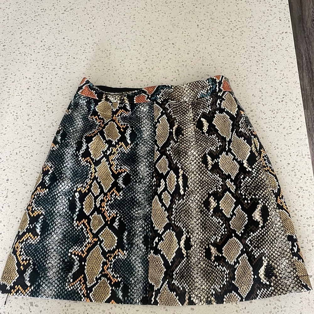 French Connection Multi-Python Skirt - Picture 2 of 2